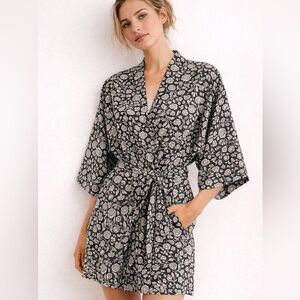 Vintage French Maid Patterned Robe